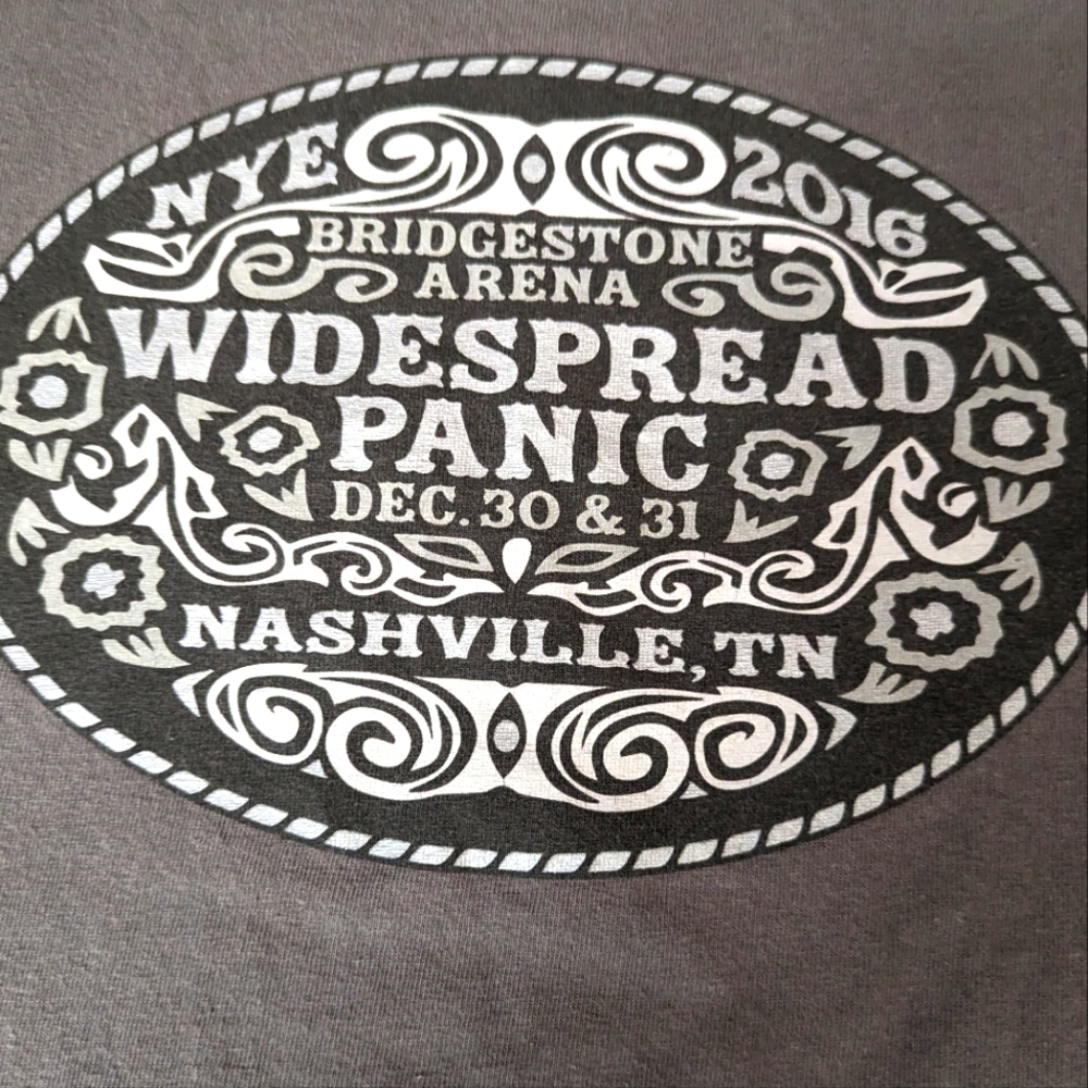 Widespread Panic 2016 New Year's Eve Concert Tee, Nashville Bridgestone ā¦